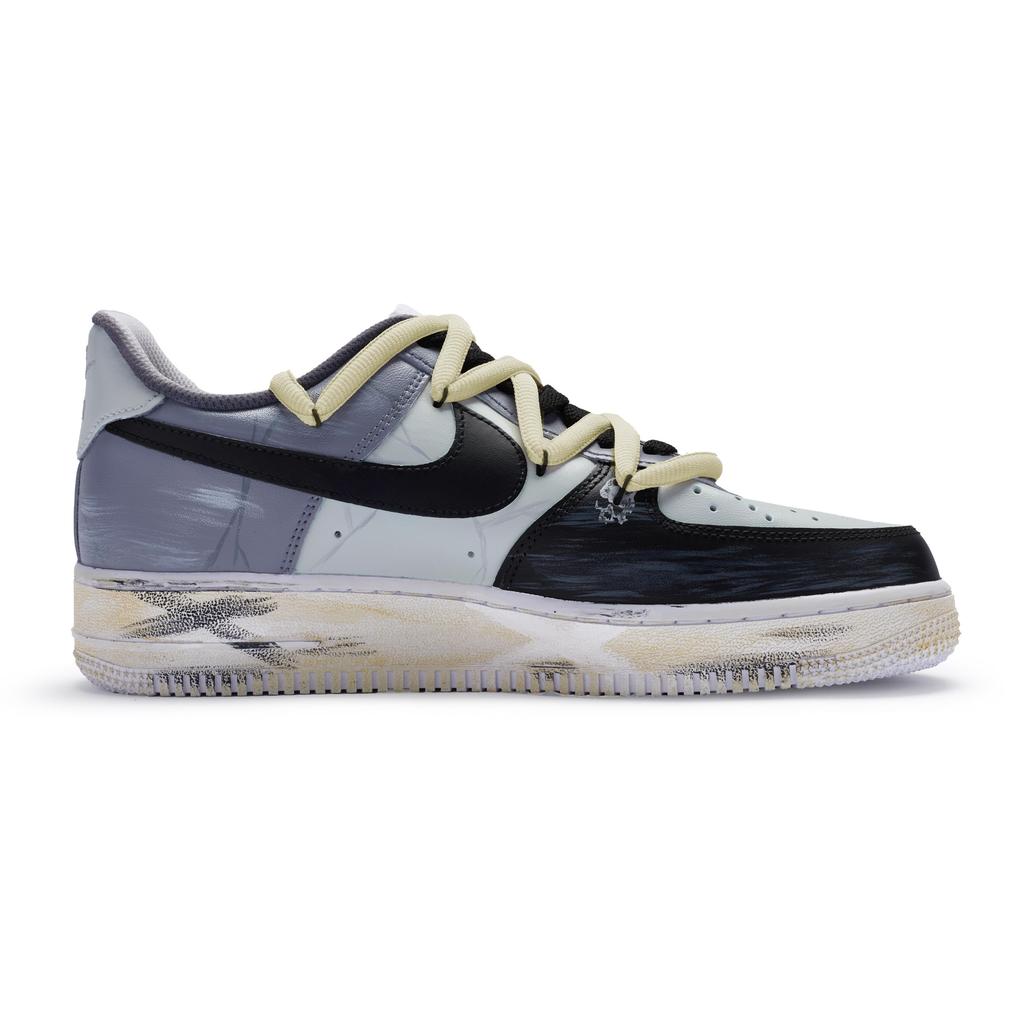 Nike Air Force 1 Low 811 Manufacturing Slip Resistant Low top Skateboard Shoes GS Black White Purple DH2920-111(Team80-)