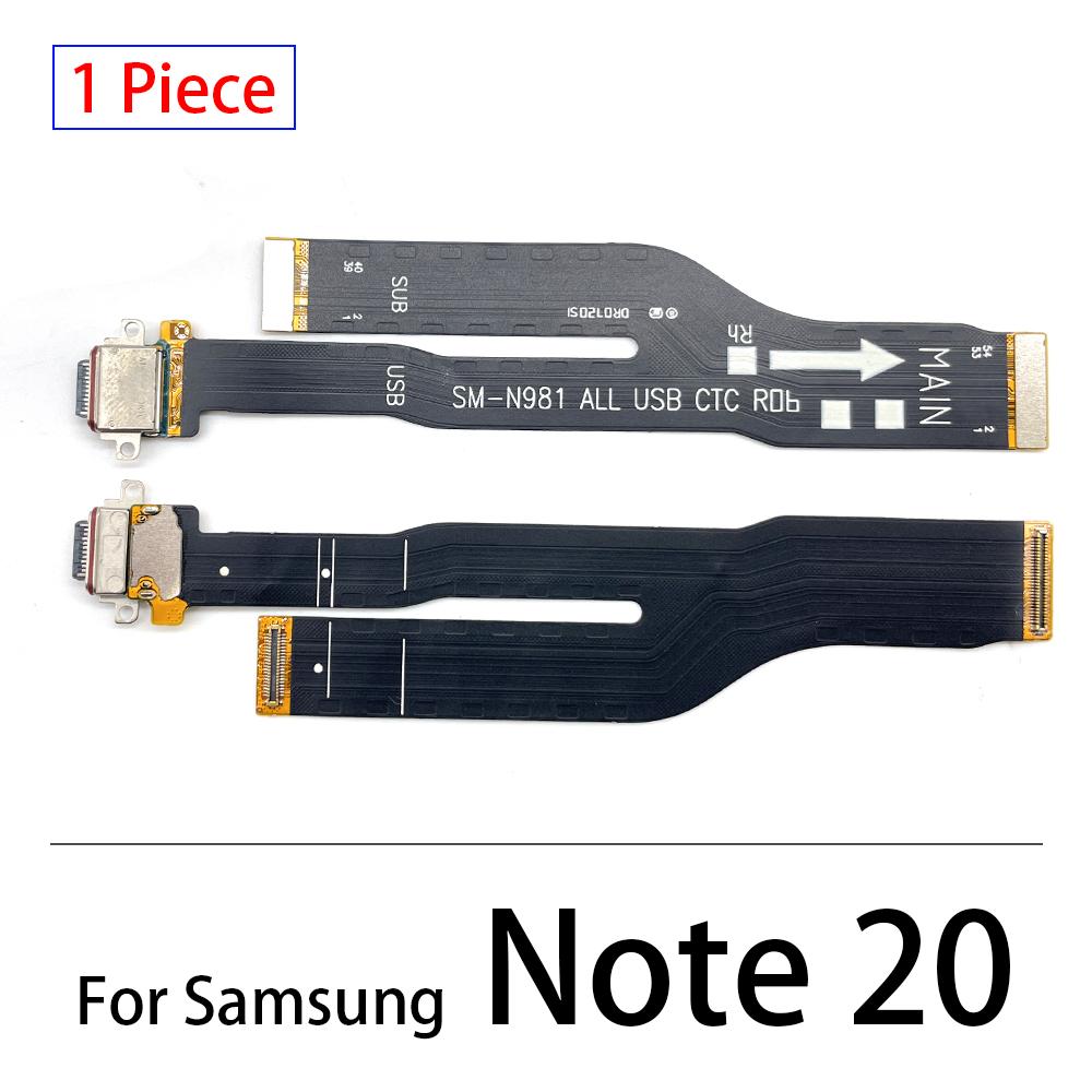 For Samsung Note 11 Ultra Note 8 9 11 Lite Dock USB Charger Fast Charging Port Connector Board Flex Cable With Microphone