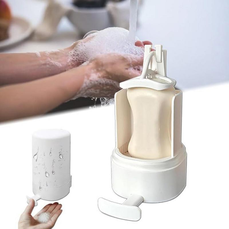 Wall-mounted Bar Soap Grinder Solid Soapy Bar Grinding Box Holder Crusher Mincer Refillable Soapy Bar Dispenser For Bathroom