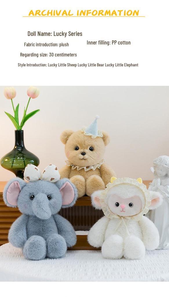Cute Lamb Plush Sleeping Companion Doll