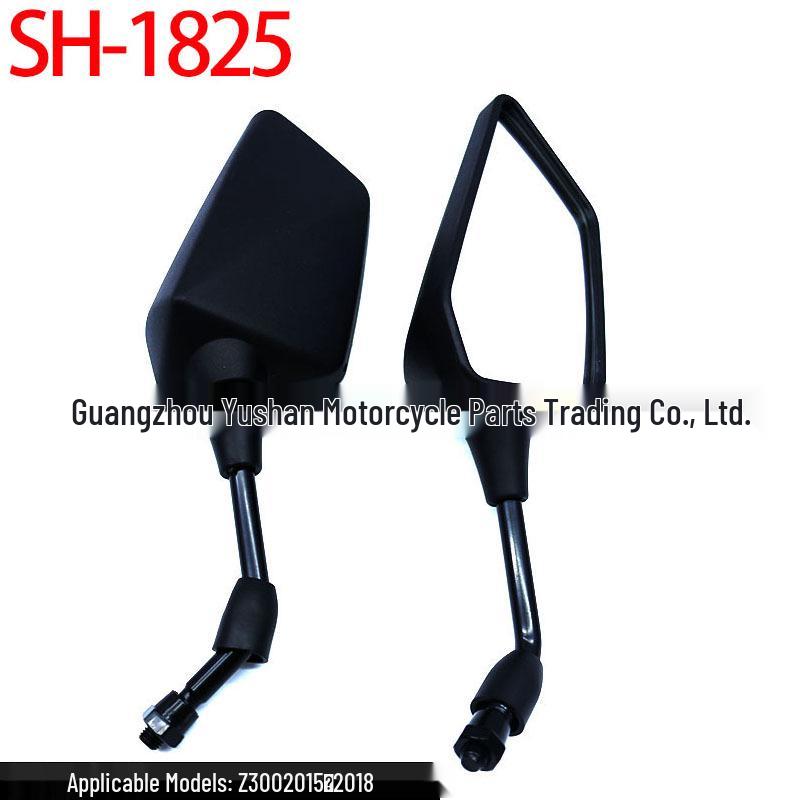 Specchietti Retrovisori Modificati SH-1825 per Z300 (2015-2018) - Specchietti Retrovisori per Moto ad Ampia Superficie.