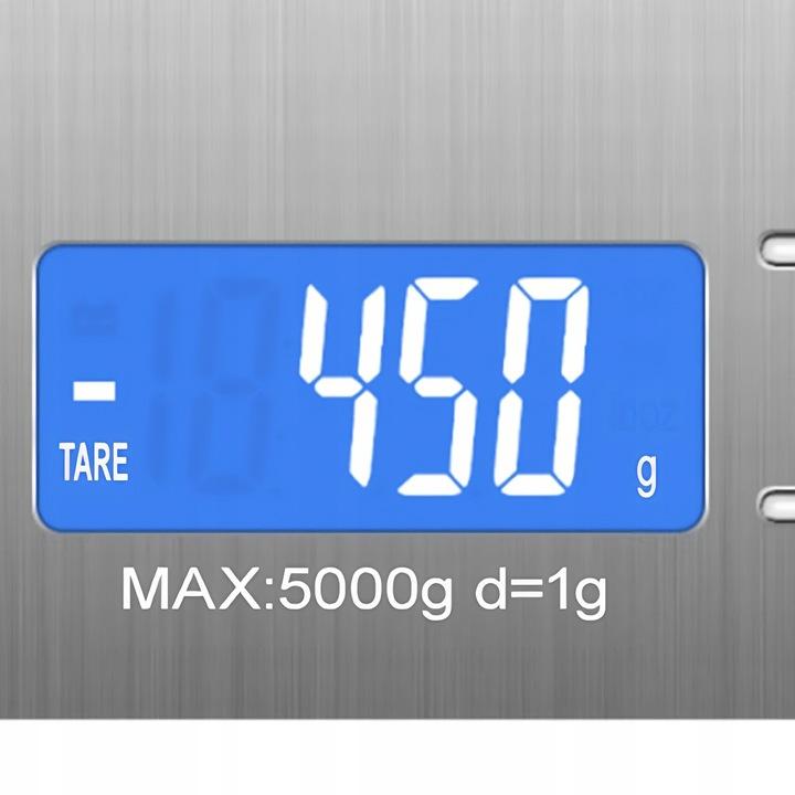Elektroniczna Waga Kuchenna Precyzyjna 5Kg/1G Lcd