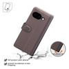 For Google Pixel 10a Case Genuine Split Leather Phone Cover with Wallet Stand