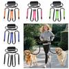 Reflective Stitching Double Dog Leash with Pouch Anti-Tangle Hands Free Dog Leash  Dog Walking