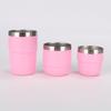 2PC 6/8oz Stainless Steel Thermos Cup Multi-color Portable Ice Cup Mini Double-layer Insulated Coffee mug With Lid water bottle