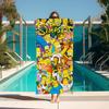 Beach Towel Simpsones Spa Large Bath Towel Personal Care Towels Home Bathroom Accessories Sauna Turban for Hair Quick Drying