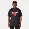 New Era NBA TEAM LOGO Oversized T-shirt 100% polyester Black
