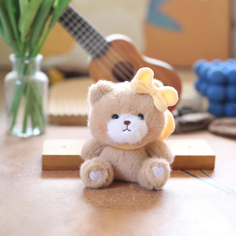 Cartoon Cute Bear Pendant Bag Keychain Accessories Doll Doll Plush Toy Doll Gift