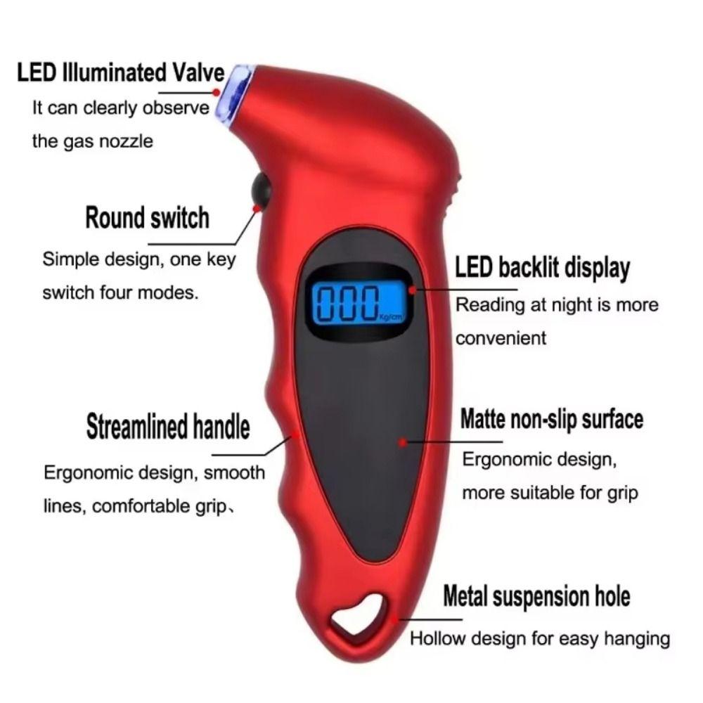 LCD Display Car Tire Air Pressure Tester Electronic Tire Manometer  Car Tire Pressure