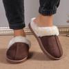 Women's Shoes, Women's Casual Shoes, Winter Warm Home, Fleece and Thickened Cotton Slippers