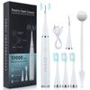 Electric Toothbrush with Sonic Cleaning 3-in-1 for Removing Tartar Whitening Teeth Oral Care USB Charging Replacing Brush Head