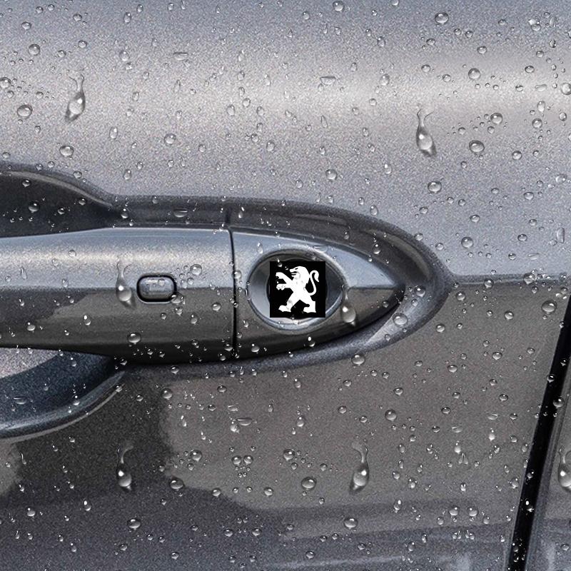 5/10/20PCS Car Key Emblem Sticker Auto Control Key Logo Decal Center Cover For Peugeot 3008 406 508 208 5008 1008 607 2008 4008
