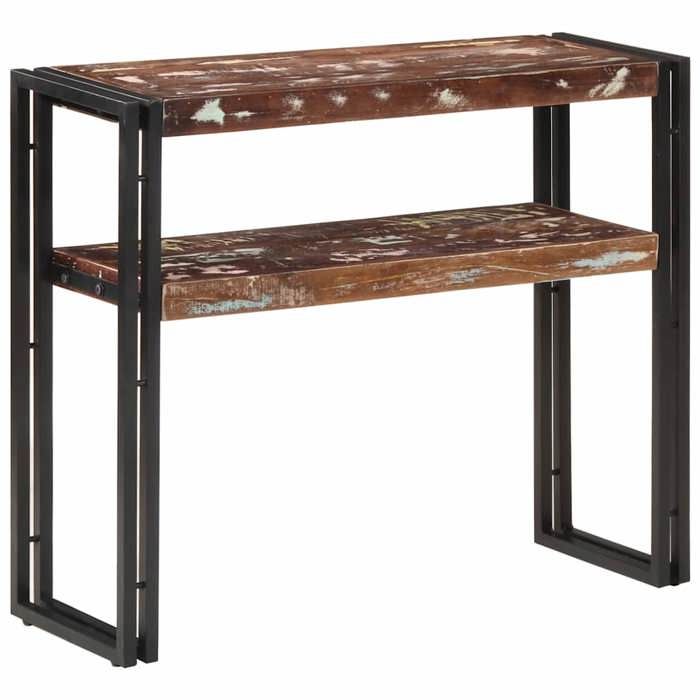 VidaXL Table console 90x30x75 cm Bois de récupération massif