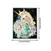 30 Magic Unicorn Pet Stickers Bronzing Laser Transparent Decorative Glass Cartoon Stickers