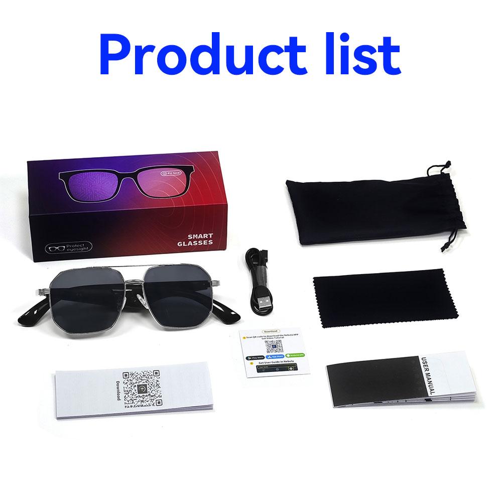 New AI Simultaneous Interpretation Smart Glasses Bluetooth 5.4 Sunglasses Glasses Wireless Call HIFI Music Anti-UV For Men And Women