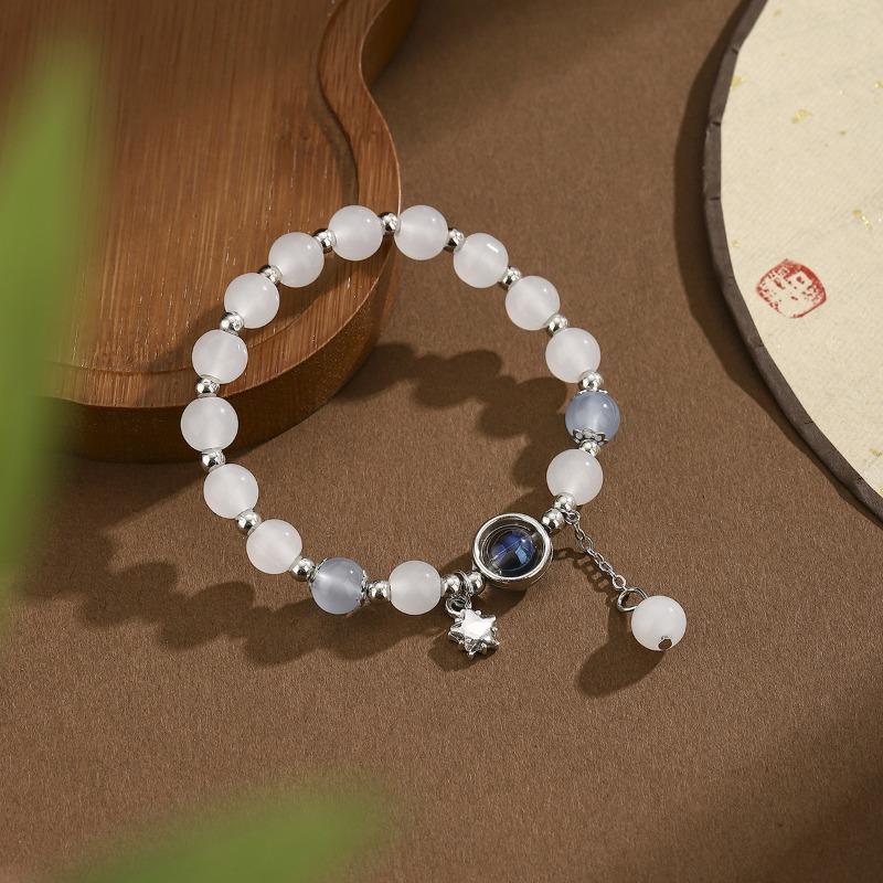 Opal Bracelet Niche Design Simple Crystal Jewelry Girls New Trendy High-end Bracelet