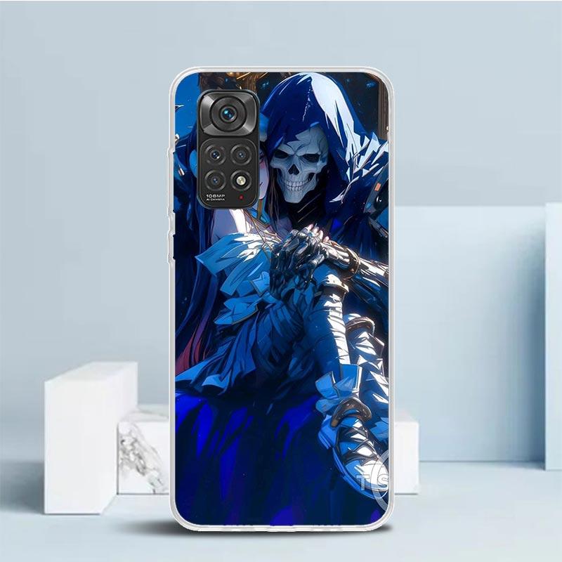 Albedo Overlord Anime Soft Cover for Xiaomi Redmi Note 15 14 13 12 Pro Plus Phone Case 14S 11S 11T 11E 10S 10 4G Pattern Shell R