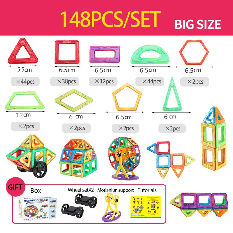 Magnetic Tiles: Children's Building Blocks Educational Toy Set