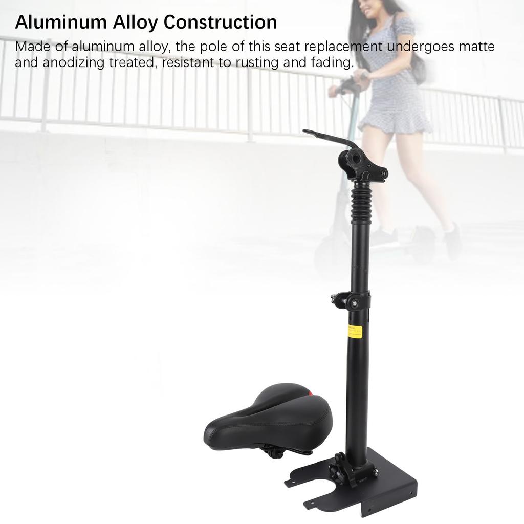 Electric Scooter Seat Saddle with Tools Foldable Adjustable Foam Padding Aluminum Alloy Ergonomic Shock Absorbing for M365 1S Lite
