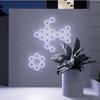 DIY Modular Solar Hexagon Wall Lights – Outdoor White LED Panels Auto-On At Dusk, Perfect for Garden Patio & Balcony Decor