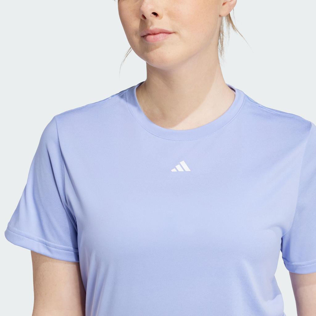 adidas Designed For Training Tee Women Tops Light-Blue IY9162