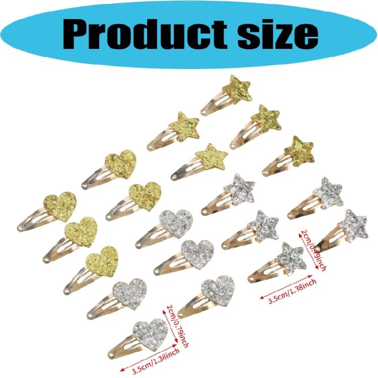 5PCS Plastic Hair Clip For Girls Smooth Hold Barrettes Stylish Headwear Ideal For Preschool And Birthday Parties