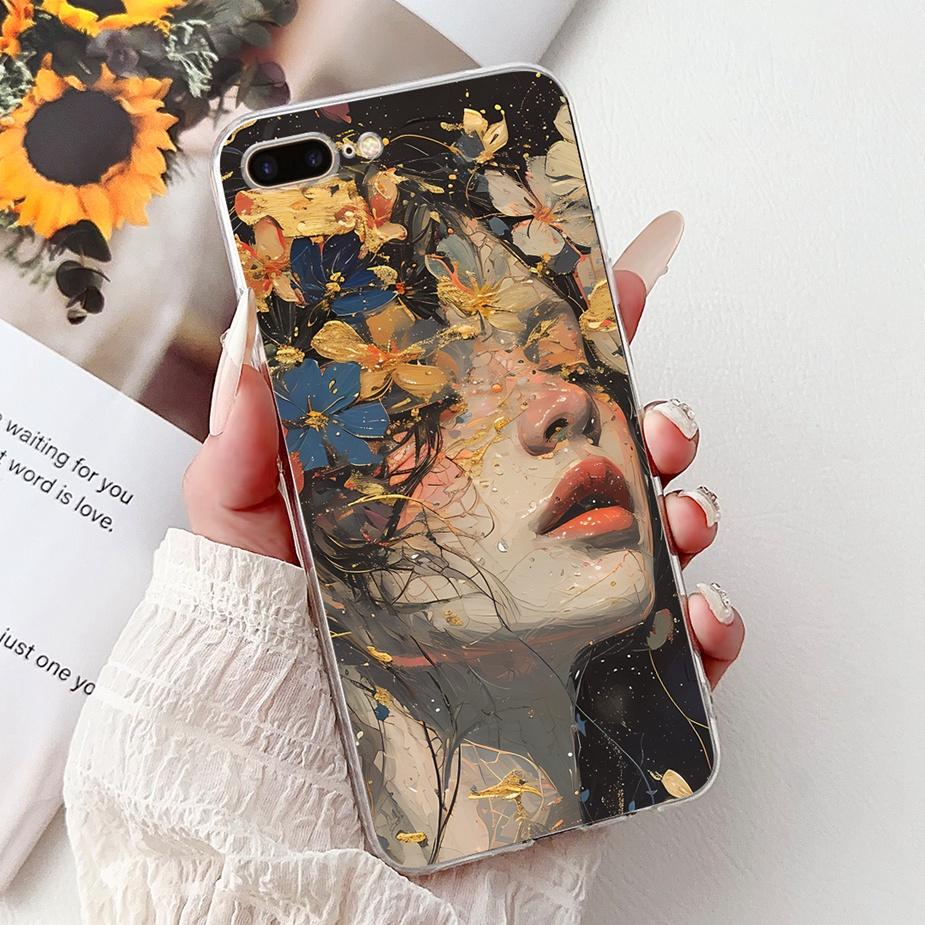 For Apple iPhone SE 2020 Case Popular Fashion Painted Cover 4.7'' Soft Silicone Phone Case For iPhone SE 2022 iPhoneSE 2020 Bags
