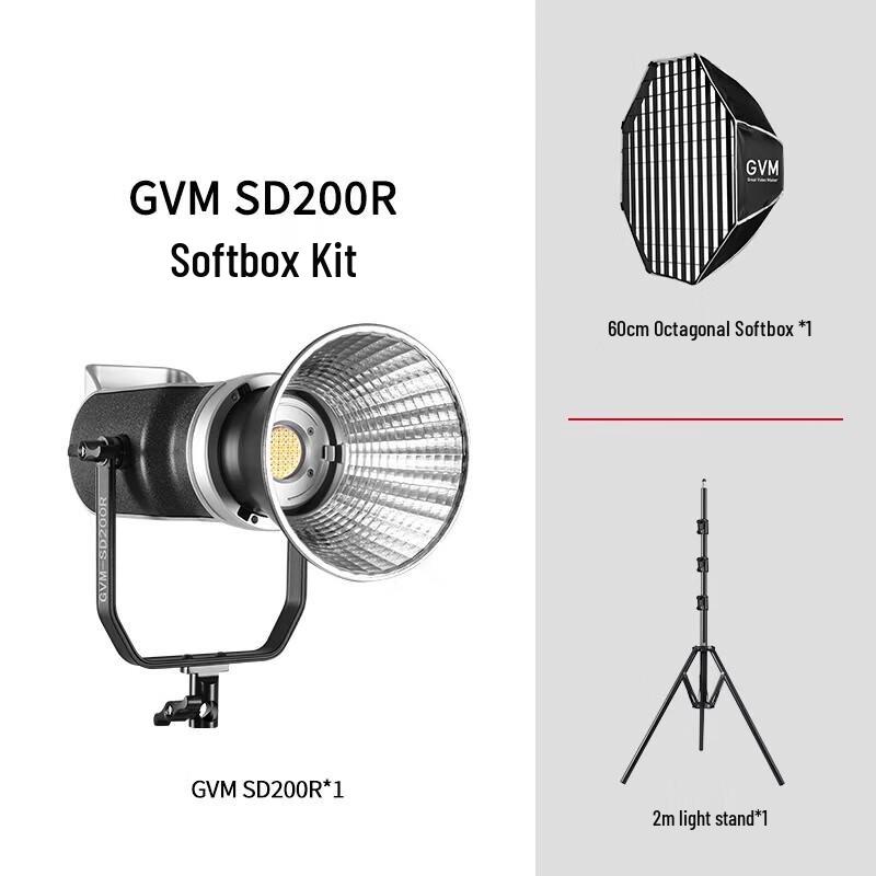 GVM SD-200R LED Video Photography Light