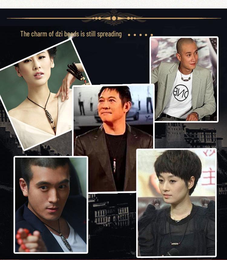 Duo Bao Da Luo 19x13.5mm Dzi Bead Pendant Necklace Bracelet DIY Accessories