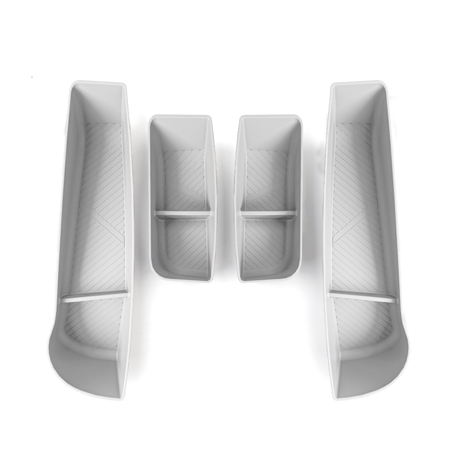 

для Tesla НОВАЯ Модель S 2025 2025 Бокс для хранения в боковой двери TPE Органайзер для ручек передней и задней двери Аксессуары для автомобиля для наведения порядка