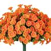 4 Bündel Künstliche Blumen Seiden-Prunkwinde Pflanzen Eukalyptus UV-Beständig Garten Sommerhaus Außen Dekoration