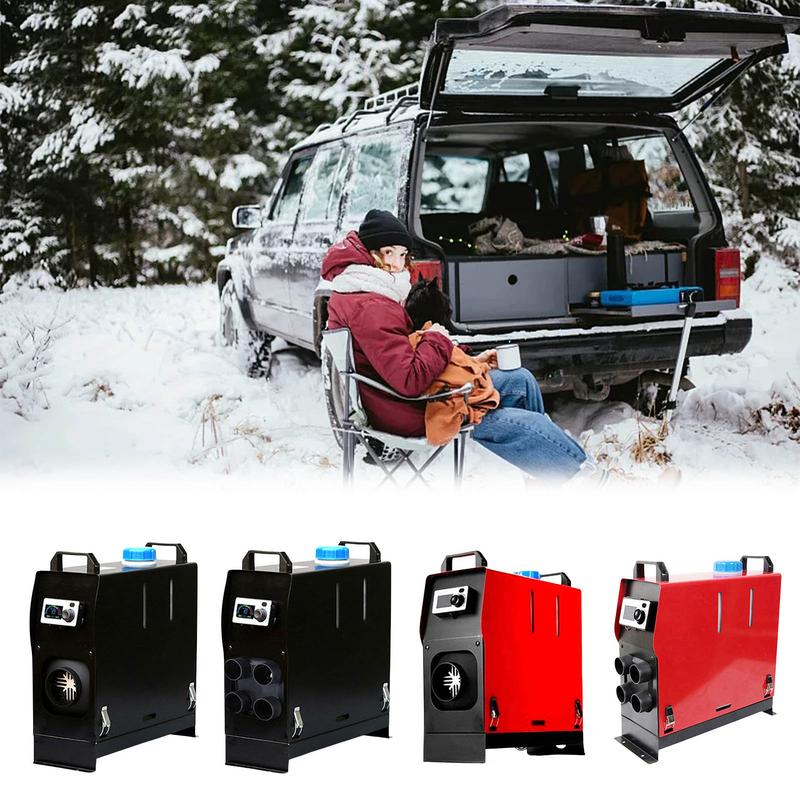 5KW Portable Diesel Auxiliary Heater 12V All In One Car Parking Heater LCD Display Air Warmer 4 Holes Machine For Rv Suv Boat