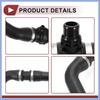 Radiator Outlet Coolant Hose Assembly 17128616528 for F30 F31 F34 F32 F33 F36 F22 F23 320I 330I 430I, Preformed Service Hose for Repair Work and