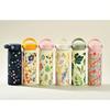 Stainless Steel Insulated Water Bottle 550ml Wide Mouth Portable Travel Mug With Handle Outdoor Gym Office