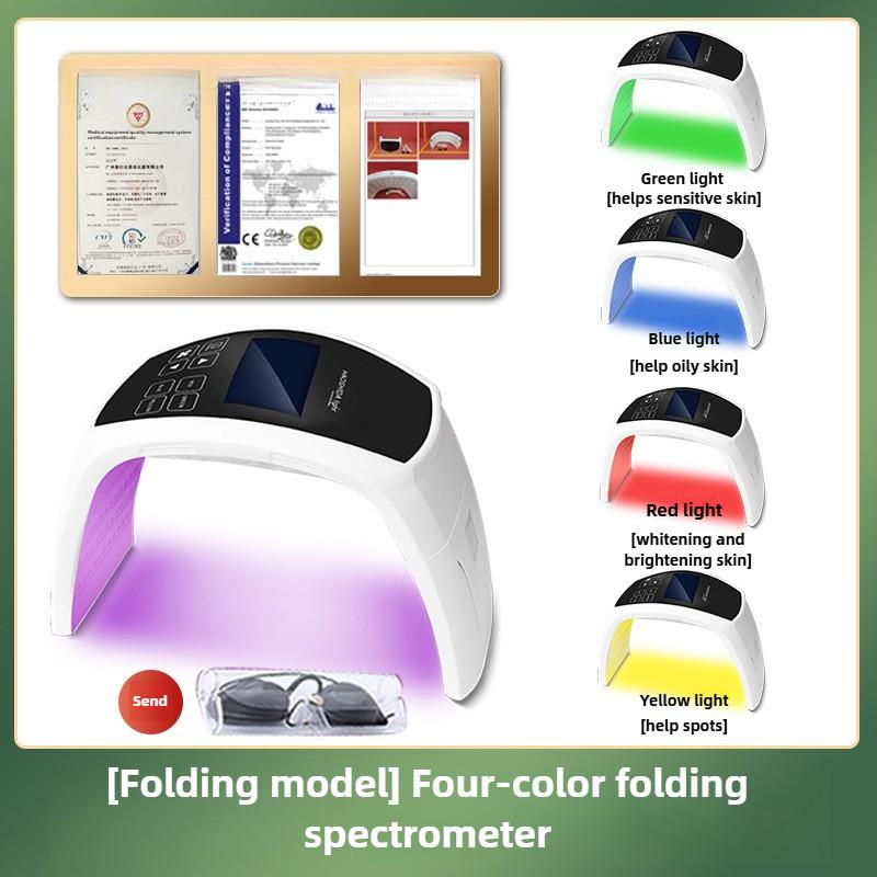 New Large Row Light Colorful Photon Rejuvenation Beauty Device LED Facial Whitening Skin Care Spectrometer