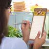 Decorative Grocery List Pad Magnetic Refrigerator Notepad, Highland Cow/Bow/Leopard Print, Shopping Cute Stationery for Home Kitchen Fridge And Metal