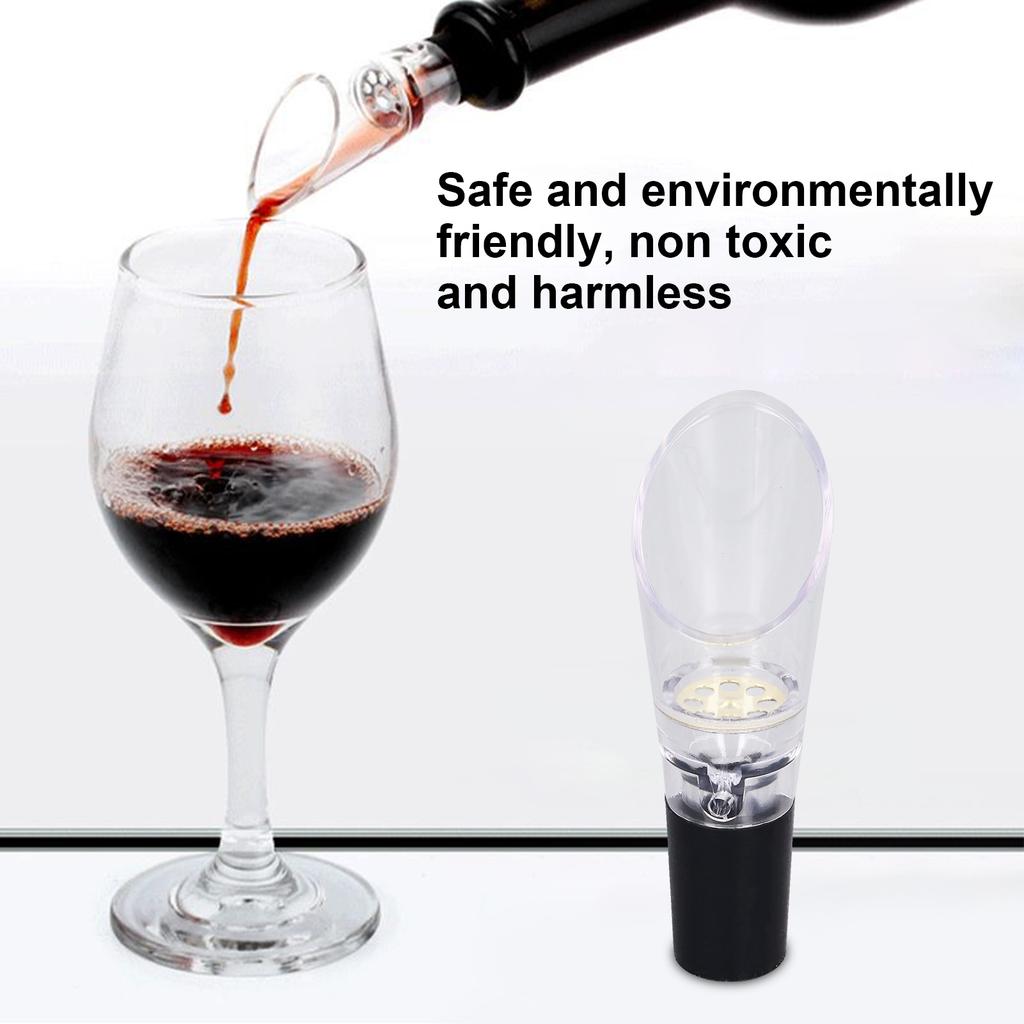 4PCS Wine Aerator Pourer PC Eco Friendly Decanter Spout Bar Accessories for Household Party