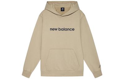 New Balance Sweatshirts Unisex Khaki Hooded Moderate Other AMT21361-MS