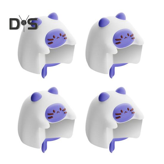 

4 шт. Защитный уголок для мебели в виде животных, защита от столкновений, для детей, мягкий самоклеящийся ПВХ, для стола, в виде медведя, кошки, утки, с острыми краями Cat