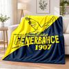 Fenerbahçe FC Printed Flannel Blanket Warm Comfort Bed Throw For Indoor Home Decoration