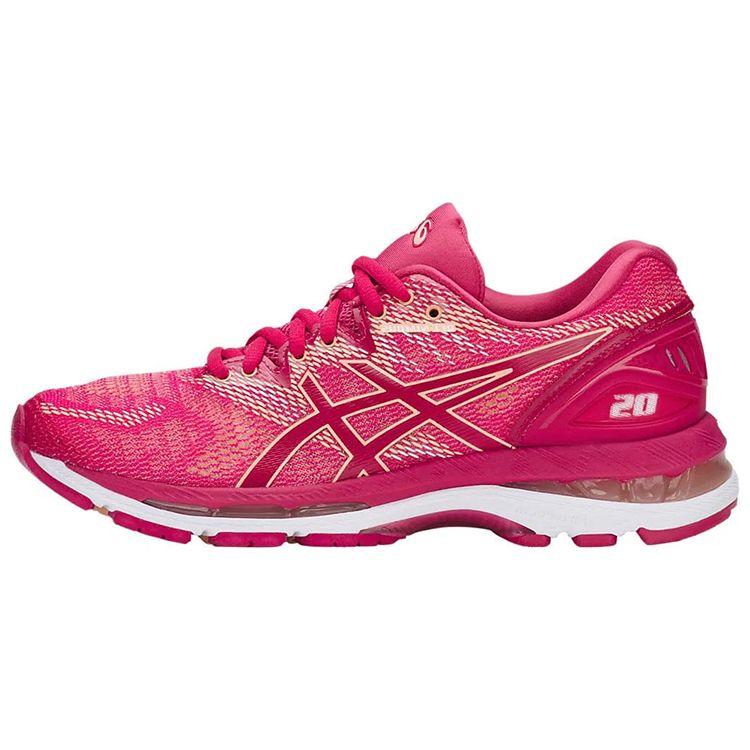 Asics Gel-Nimbus 20 Comfortable Durable Low-Top Running Shoes Women Sneaker Rose-Red T850N-2121
