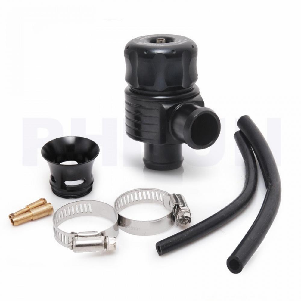 25Mm Universal Black Aluminum Alloy Blow Off Valve Bov Dual Port Dump Valve Kit