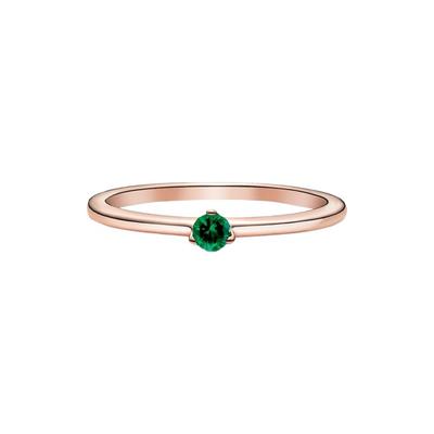 Anello Solitario Verde Anelli da Donna 189259C05