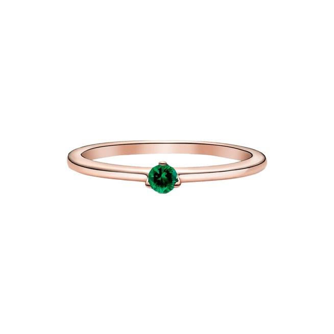 Pandora Green Solitaire Ring Women rings 189259C05 50