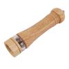 Wood Pepper Grinder with Clear Window Adjustable Coarseness Effortless Manual Operation Pepper Mill for Kitchen Light