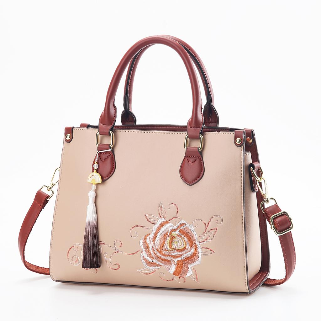 Muttertagsgeschenk, Muttertasche schenken, hochwertig 2025 neue atmosphärische Damenhandtasche mit großem Fassungsvermögen Messenger