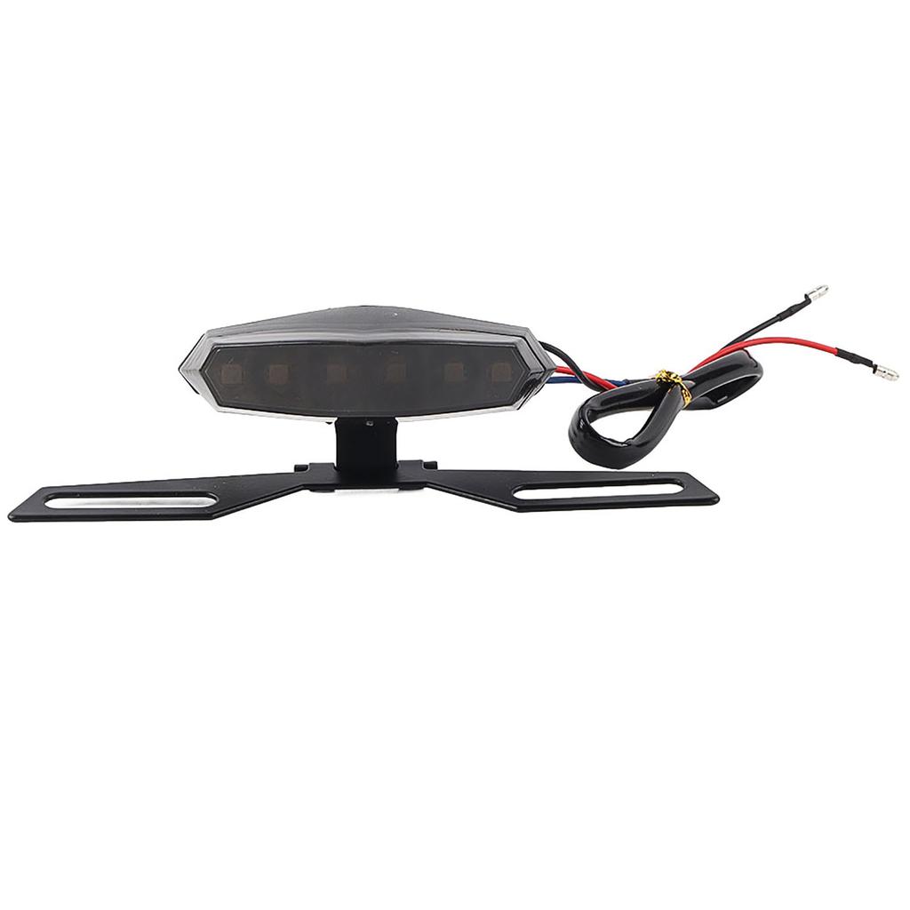 1Pc Motorcycle Dirt Bike LED Tail Brake Light License Plate Mount Holder Bracket Red Blue Light