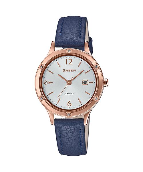

Casio Men s Stainless Steel 50M Water Resistant Analog Quartz Watch SHE-4533PGL-7B белый