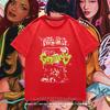 Fashion Katseye Portrait Print T Shirt Unisex Short Sleeve Boys Girls Megan Daniella Manon Lara Sofia Yunchae Kpop Street