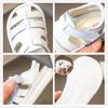 Baby Jungen Mädchen Sandalen aus echtem Leder Sommer Kinderschuhe Weiche Sohle Rutschfest Kleinkind Kleinkind Schuhe Strandsandalen für Kinder